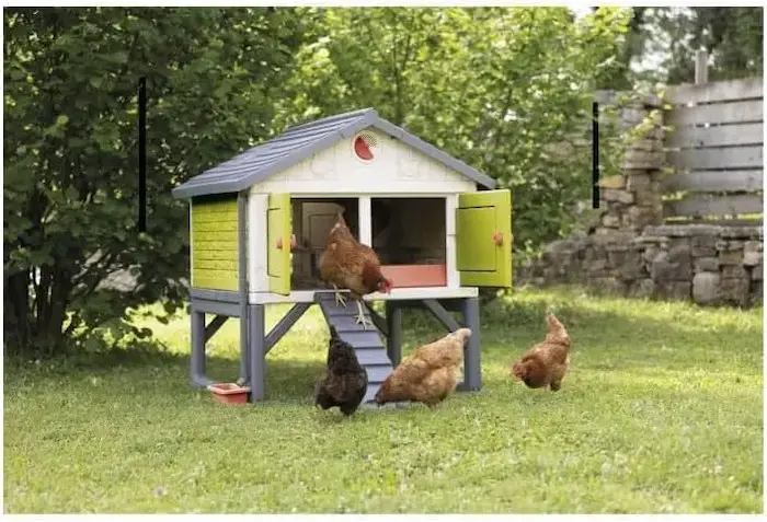 Gallinero elevado